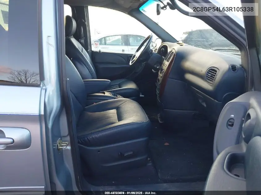 2C8GP54L63R105338 2003 Chrysler Town & Country Lxi