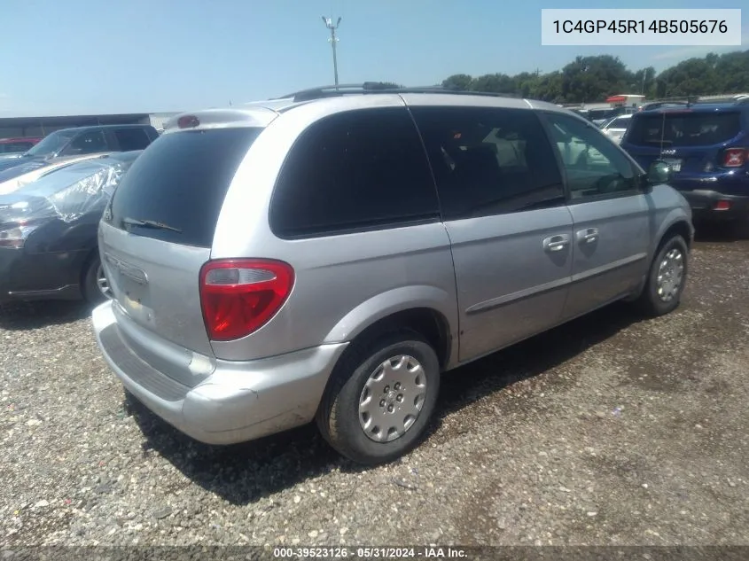 2004 Chrysler Town & Country VIN: 1C4GP45R14B505676 Lot: 39523126