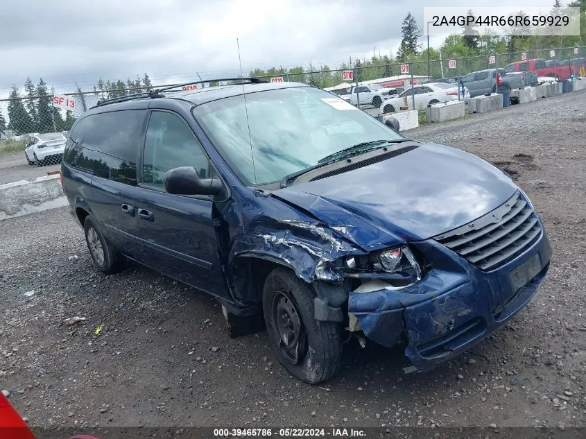 2006 Chrysler Town & Country Lx VIN: 2A4GP44R66R659929 Lot: 39465786