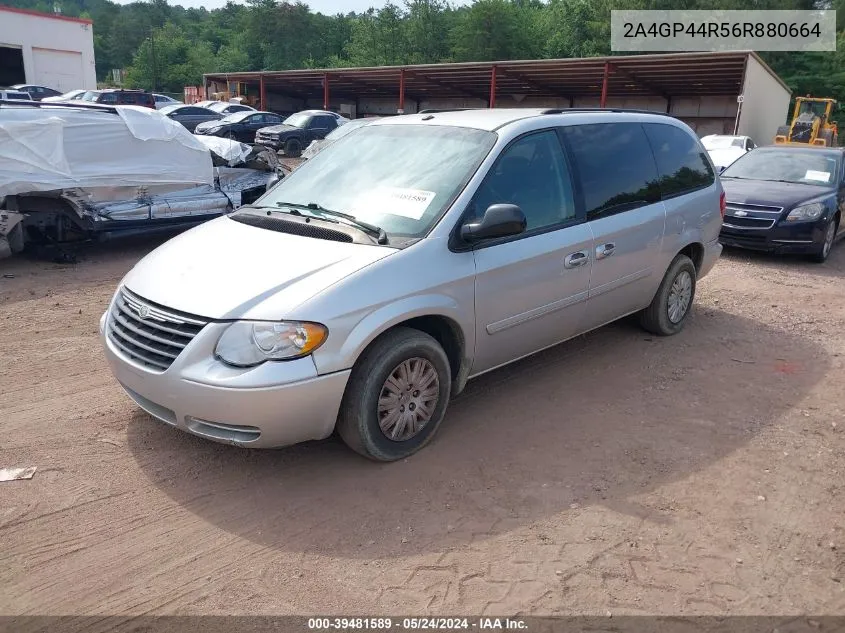 2006 Chrysler Town & Country Lx VIN: 2A4GP44R56R880664 Lot: 39481589