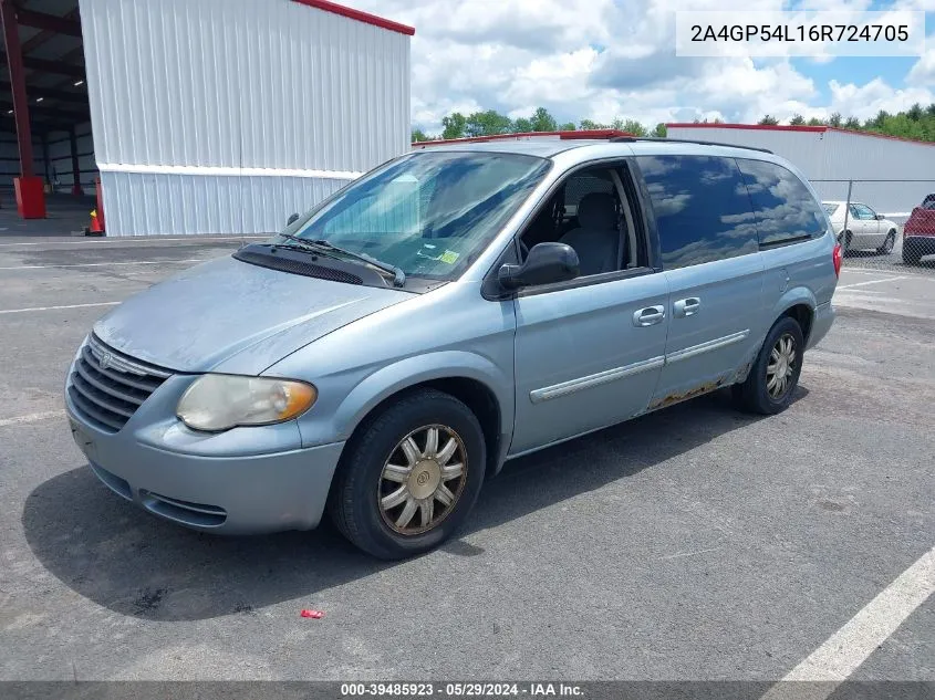 2006 Chrysler Town & Country Touring VIN: 2A4GP54L16R724705 Lot: 39485923