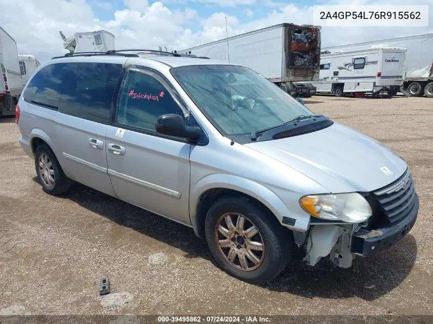 2A4GP54L76R915562 2006 Chrysler Town & Country Touring