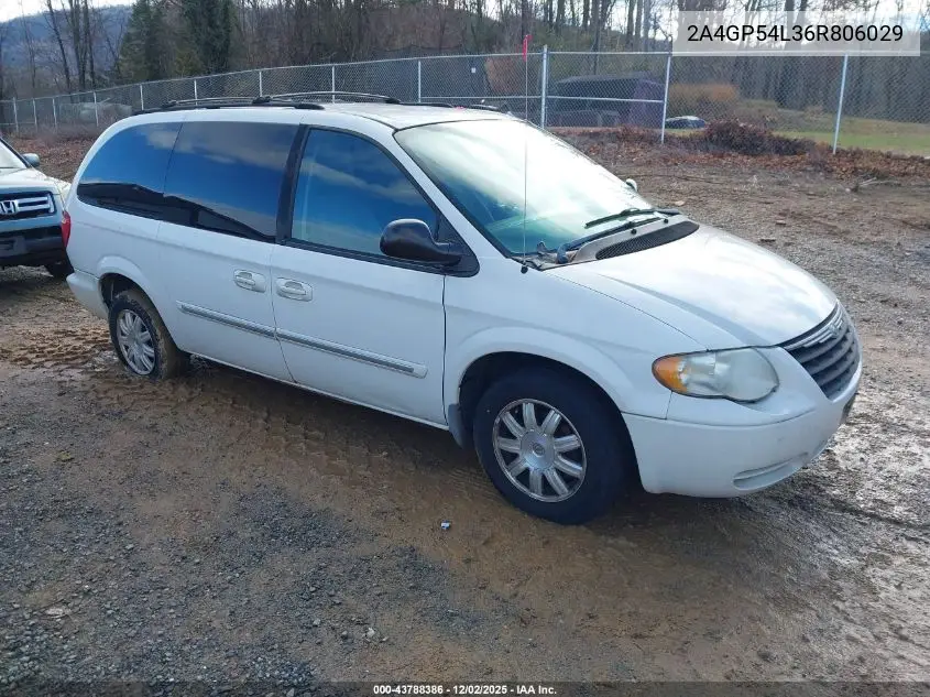 2A4GP54L36R806029 2006 Chrysler Town & Country Touring