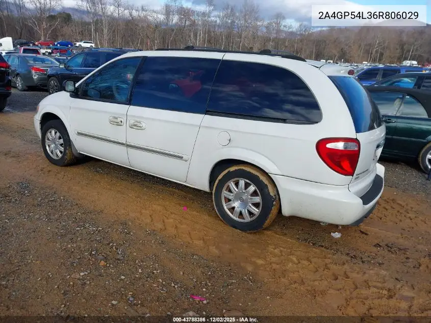 2A4GP54L36R806029 2006 Chrysler Town & Country Touring