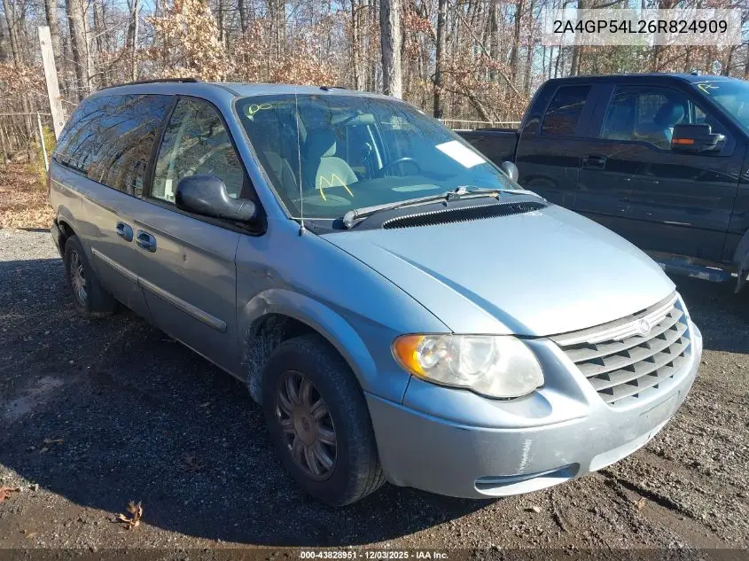 2A4GP54L26R824909 2006 Chrysler Town & Country Touring