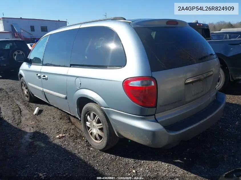 2A4GP54L26R824909 2006 Chrysler Town & Country Touring