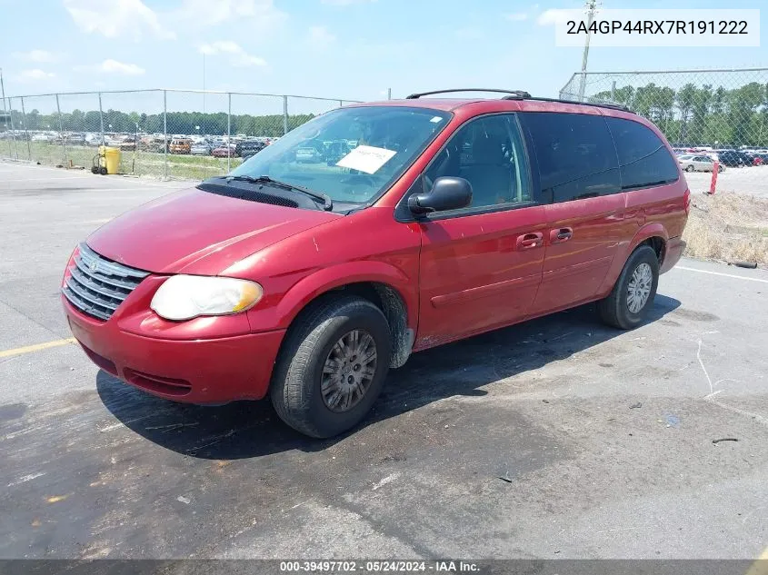 2A4GP44RX7R191222 2007 Chrysler Town & Country Lx