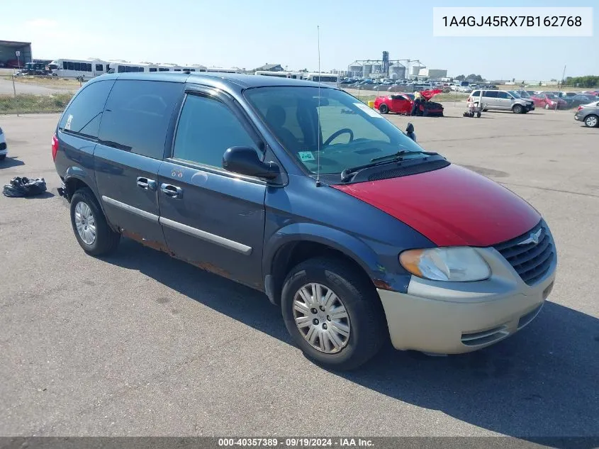 2007 Chrysler Town & Country VIN: 1A4GJ45RX7B162768 Lot: 40357389