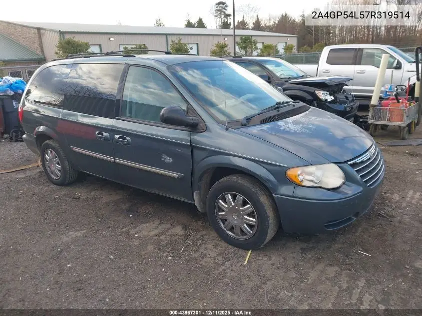 2A4GP54L57R319514 2007 Chrysler Town & Country Touring