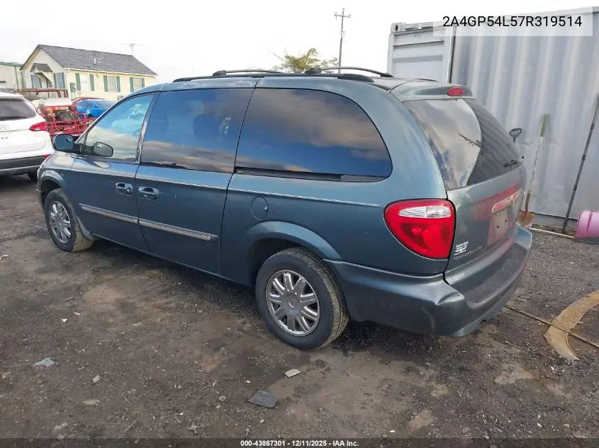 2A4GP54L57R319514 2007 Chrysler Town & Country Touring