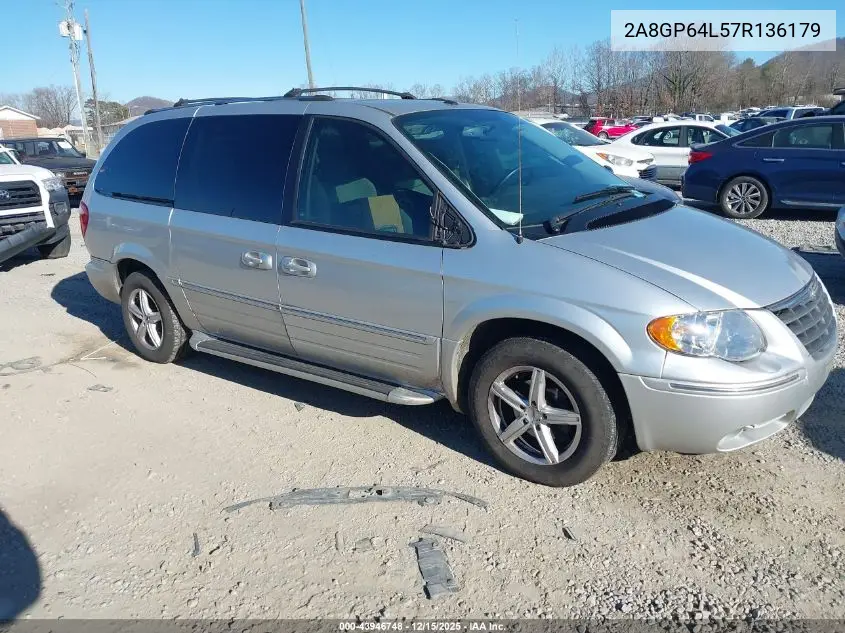 2A8GP64L57R136179 2007 Chrysler Town & Country Limited