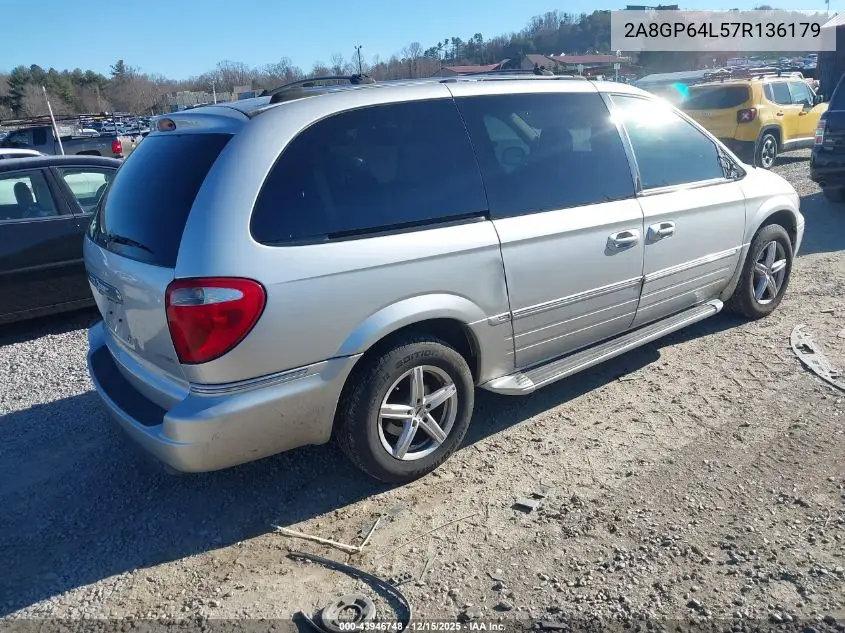 2A8GP64L57R136179 2007 Chrysler Town & Country Limited