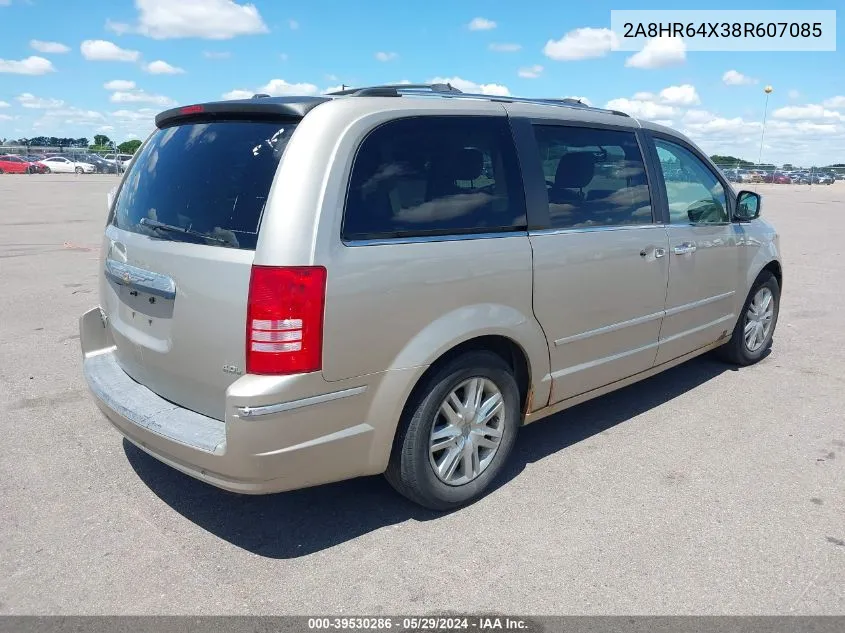 2008 Chrysler Town & Country Limited VIN: 2A8HR64X38R607085 Lot: 39530286