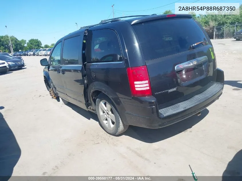 2008 Chrysler Town & Country Touring VIN: 2A8HR54P88R687350 Lot: 39550177