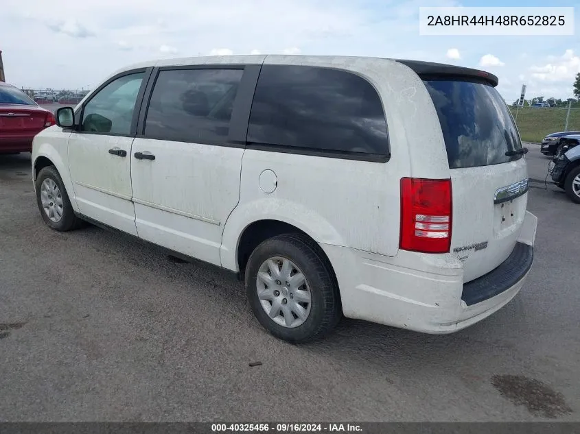 2008 Chrysler Town & Country Lx VIN: 2A8HR44H48R652825 Lot: 40325456