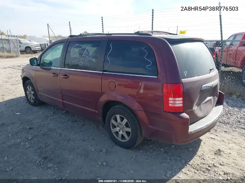 2A8HR54P38R776503 2008 Chrysler Town & Country Touring