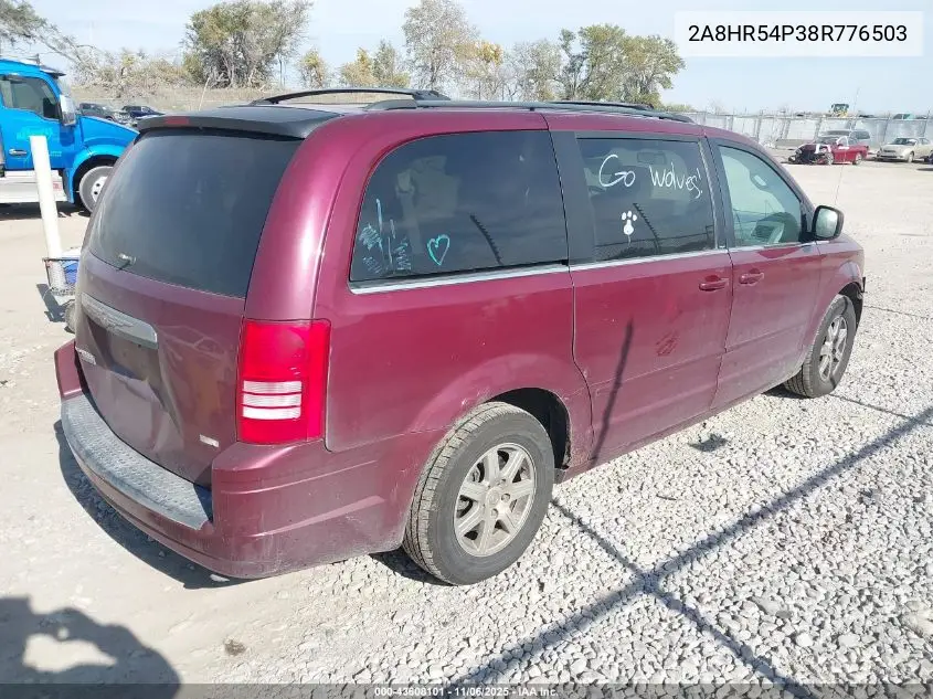 2A8HR54P38R776503 2008 Chrysler Town & Country Touring