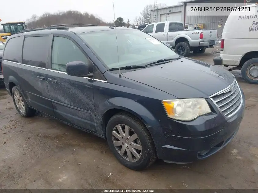 2A8HR54P78R674251 2008 Chrysler Town & Country Touring