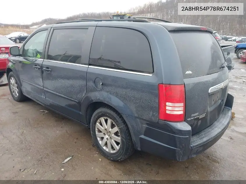 2A8HR54P78R674251 2008 Chrysler Town & Country Touring