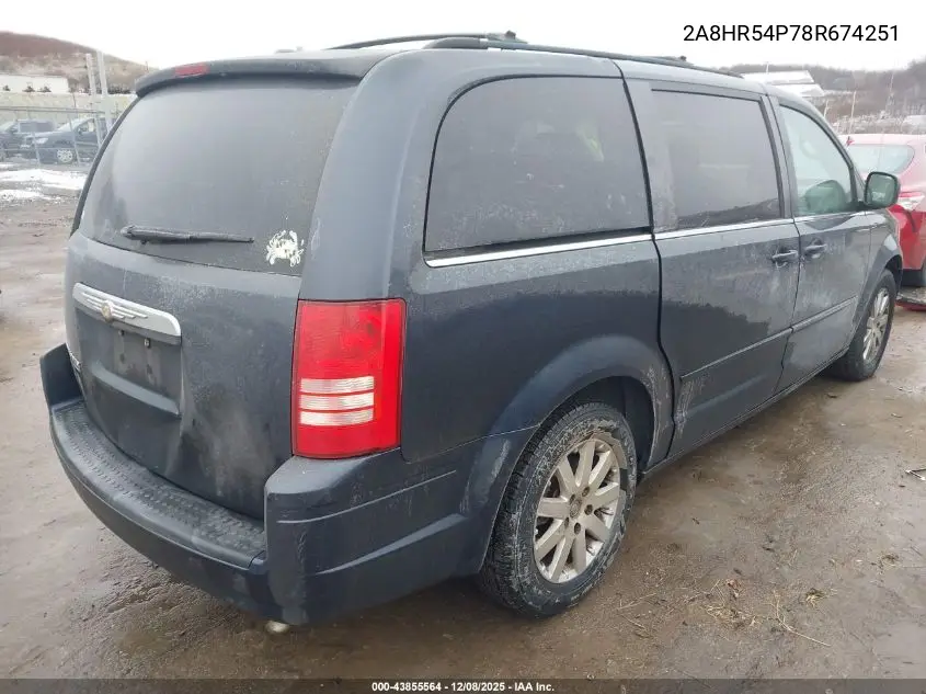 2A8HR54P78R674251 2008 Chrysler Town & Country Touring