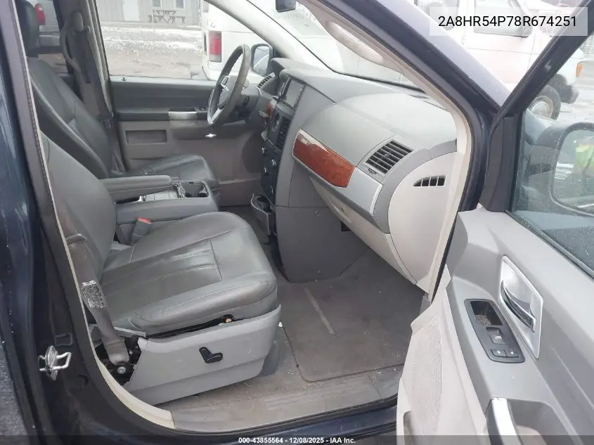 2A8HR54P78R674251 2008 Chrysler Town & Country Touring