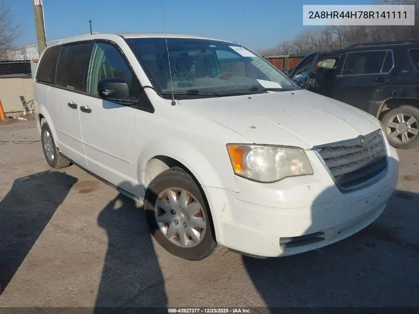2A8HR44H78R141111 2008 Chrysler Town & Country Lx