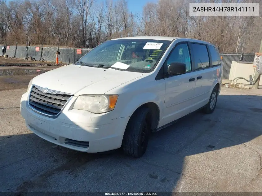 2A8HR44H78R141111 2008 Chrysler Town & Country Lx