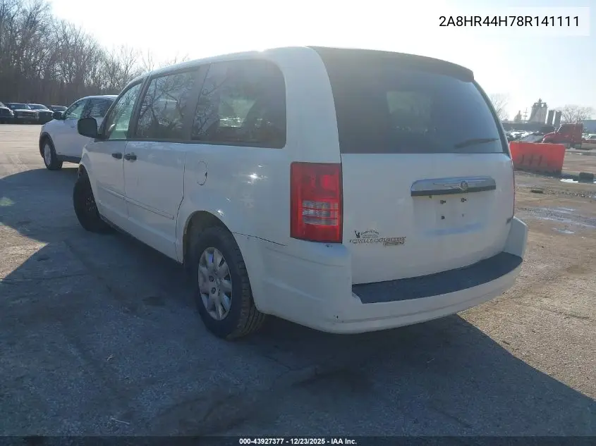 2A8HR44H78R141111 2008 Chrysler Town & Country Lx