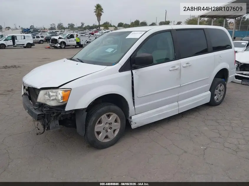 2A8HR44H28R107609 2008 Chrysler Town & Country Lx