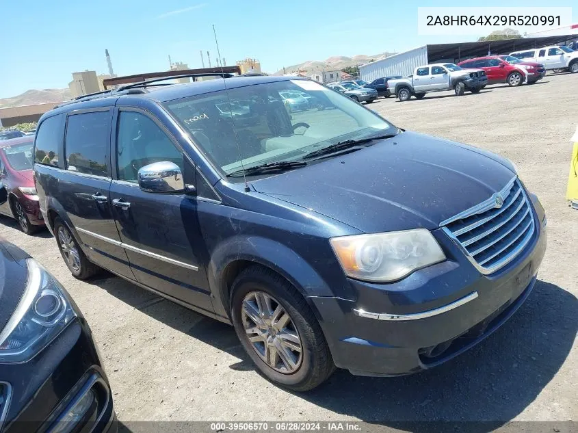 2009 Chrysler Town & Country Limited VIN: 2A8HR64X29R520991 Lot: 39506570