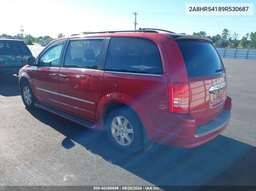 2009 Chrysler Town & Country Touring VIN: 2A8HR54189R530687 Lot: 40386699