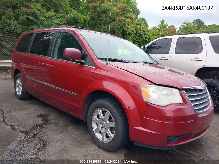 2010 Chrysler Town & Country Touring Plus VIN: 2A4RR8D15AR400197 Lot: 39439588