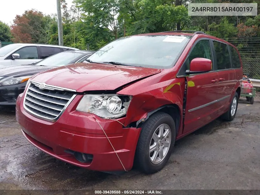 2010 Chrysler Town & Country Touring Plus VIN: 2A4RR8D15AR400197 Lot: 39439588