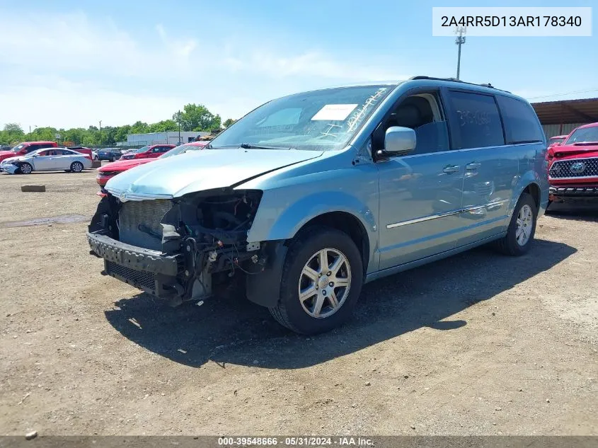 2010 Chrysler Town & Country Touring VIN: 2A4RR5D13AR178340 Lot: 39548666