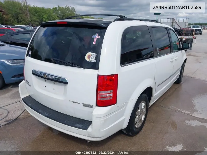 2A4RR5D12AR102589 2010 Chrysler Town & Country Touring