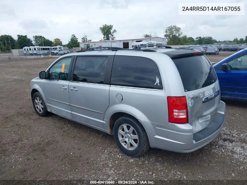 2010 Chrysler Town & Country Touring VIN: 2A4RR5D14AR167055 Lot: 40415660