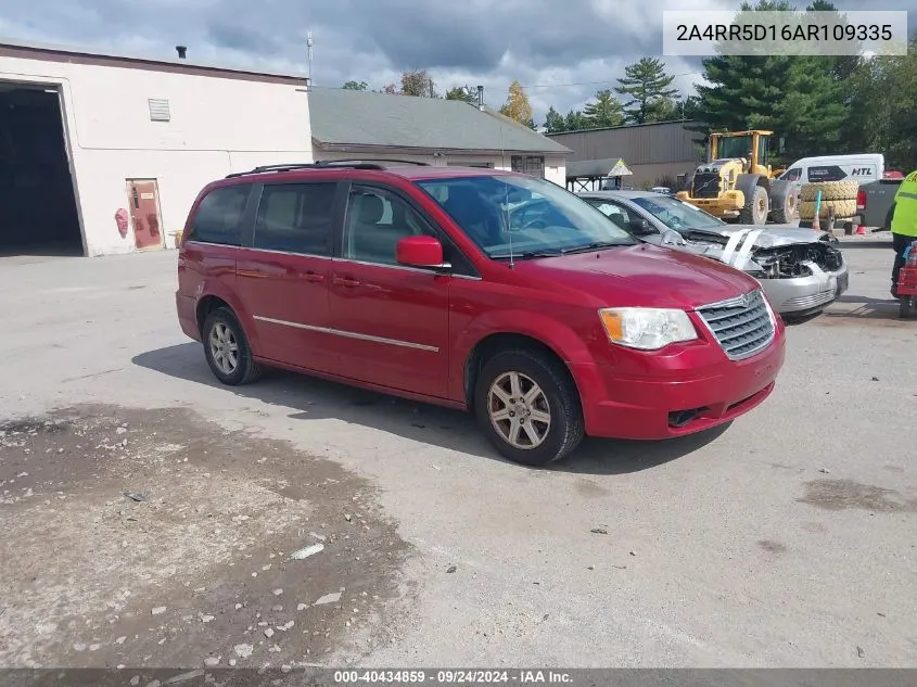 2A4RR5D16AR109335 2010 Chrysler Town & Country Touring