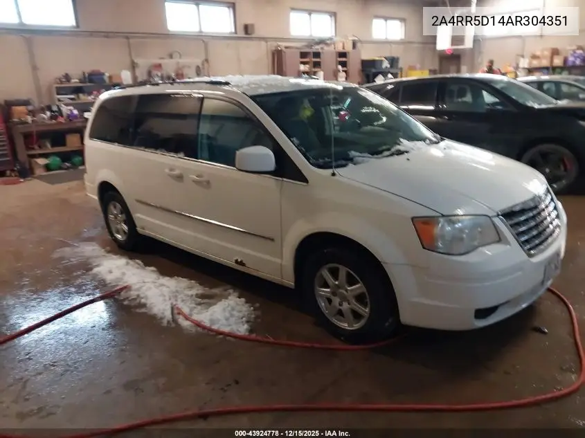 2A4RR5D14AR304351 2010 Chrysler Town & Country Touring