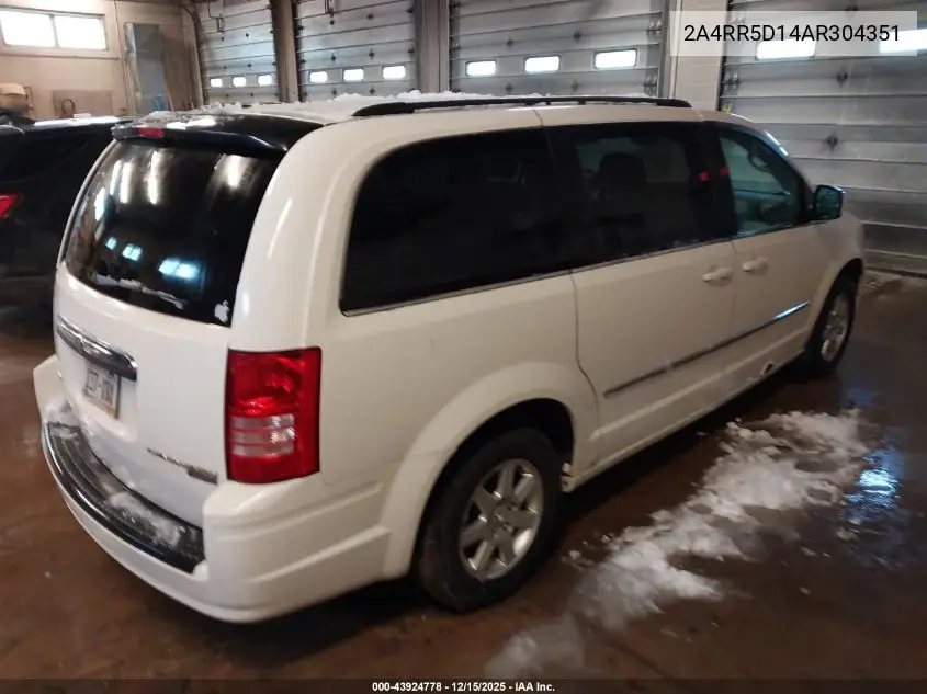 2A4RR5D14AR304351 2010 Chrysler Town & Country Touring