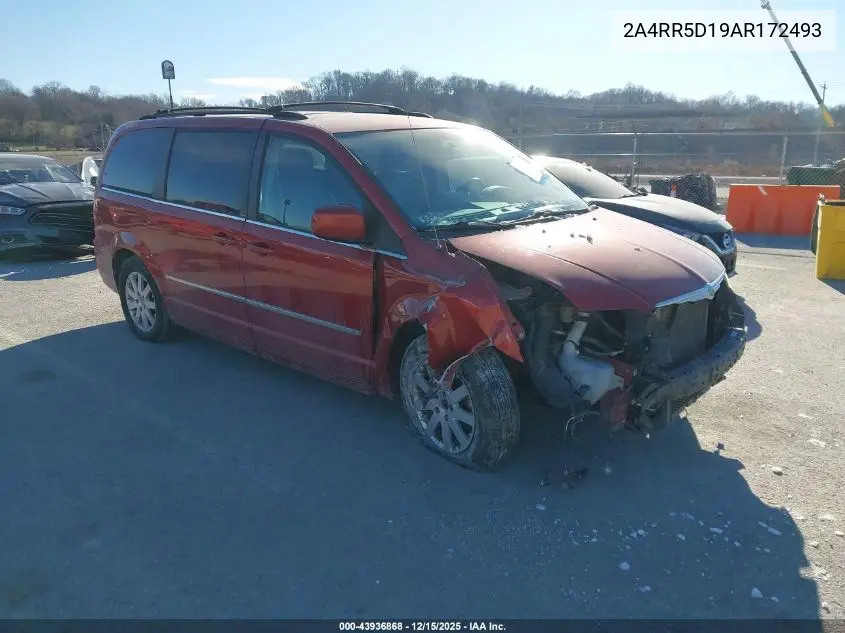 2A4RR5D19AR172493 2010 Chrysler Town & Country Touring
