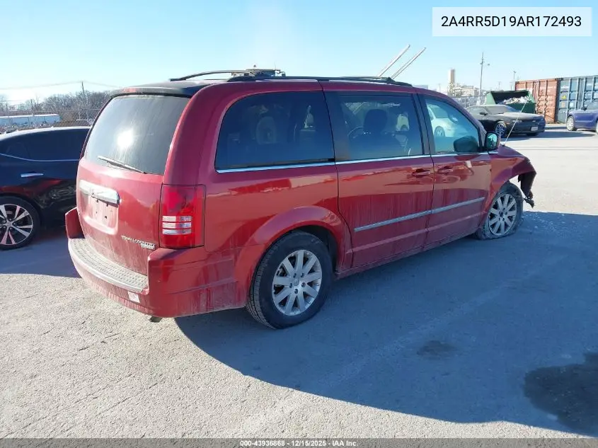 2A4RR5D19AR172493 2010 Chrysler Town & Country Touring