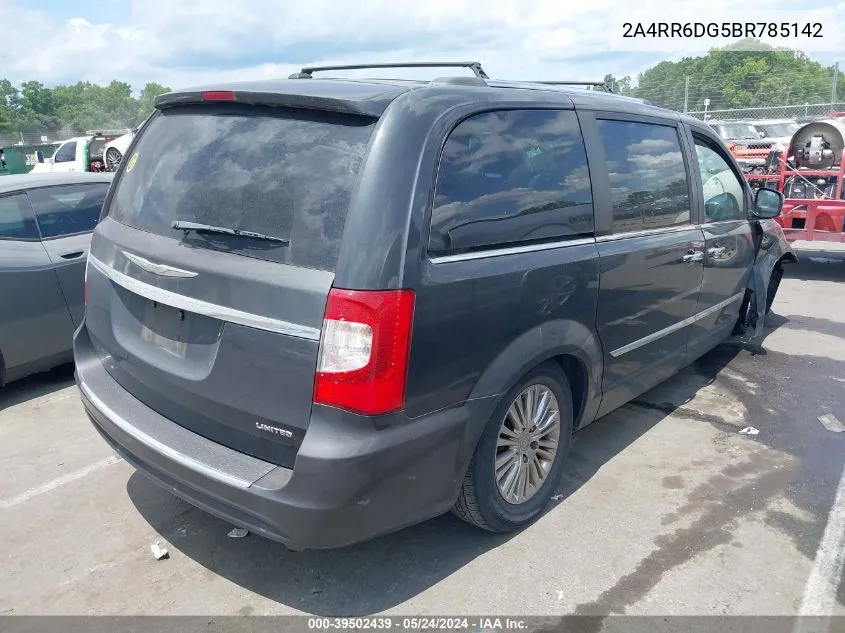 2011 Chrysler Town & Country Limited VIN: 2A4RR6DG5BR785142 Lot: 39502439