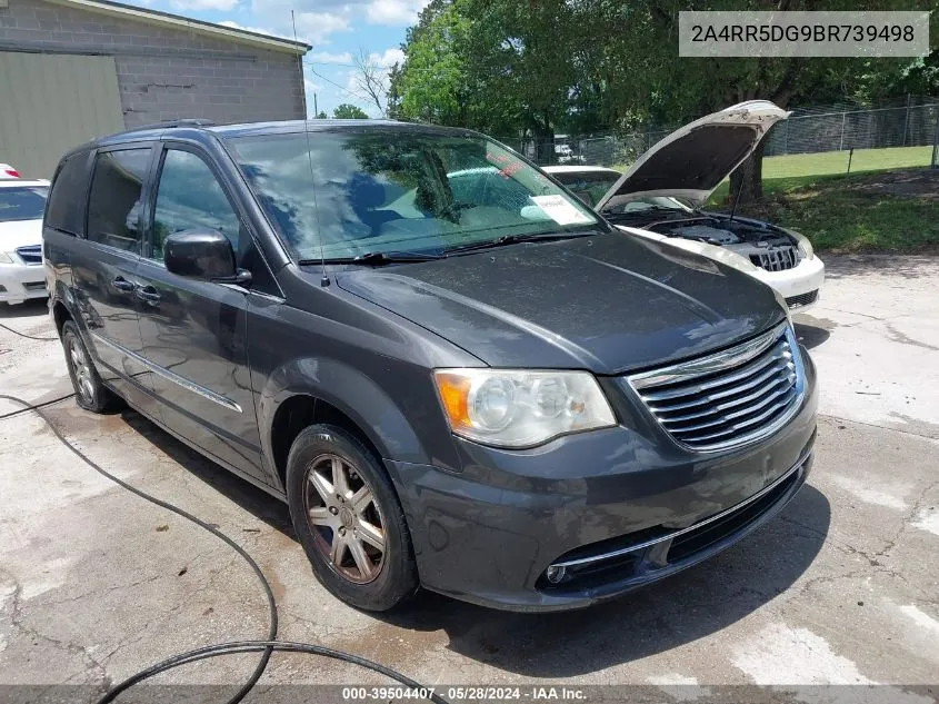 2011 Chrysler Town & Country Touring VIN: 2A4RR5DG9BR739498 Lot: 39504407