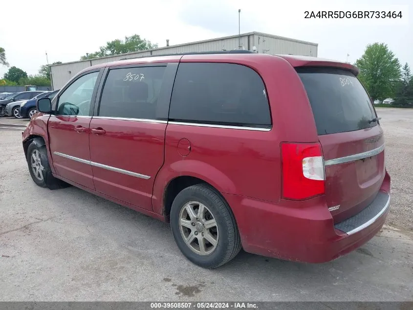 2011 Chrysler Town & Country Touring VIN: 2A4RR5DG6BR733464 Lot: 39508507