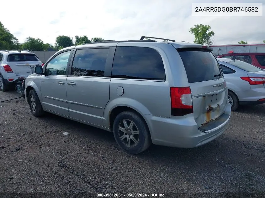 2011 Chrysler Town & Country Touring VIN: 2A4RR5DG0BR746582 Lot: 39512051