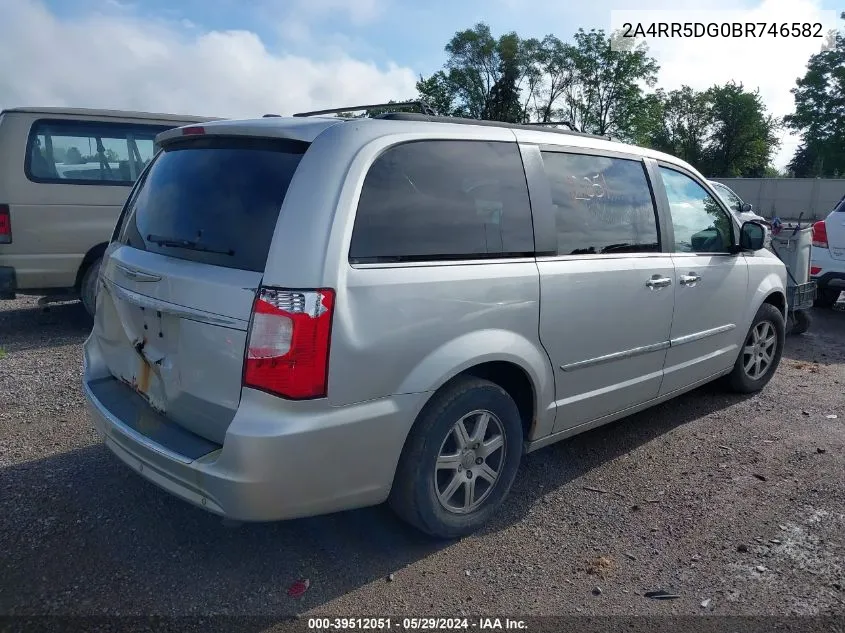 2011 Chrysler Town & Country Touring VIN: 2A4RR5DG0BR746582 Lot: 39512051