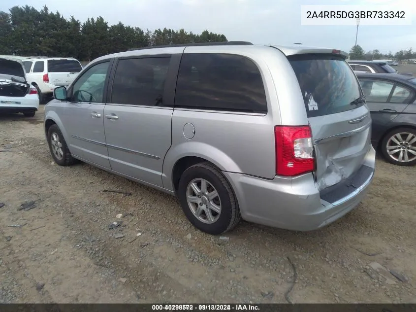 2011 Chrysler Town & Country Touring VIN: 2A4RR5DG3BR733342 Lot: 40298572