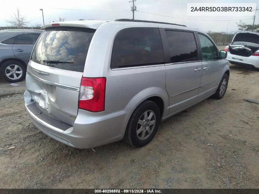 2011 Chrysler Town & Country Touring VIN: 2A4RR5DG3BR733342 Lot: 40298572