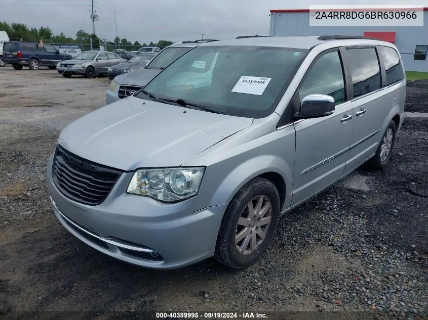 2011 Chrysler Town & Country Touring-L VIN: 2A4RR8DG6BR630966 Lot: 40389995