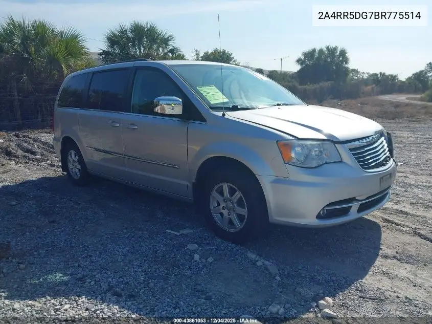 2A4RR5DG7BR775514 2011 Chrysler Town & Country Touring
